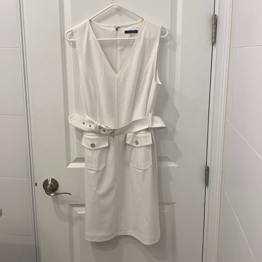 Tommy Hilfiger  belted sleeveless dress